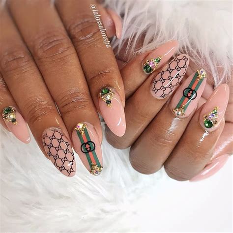 nagelstickers gucci|gucci style nails.